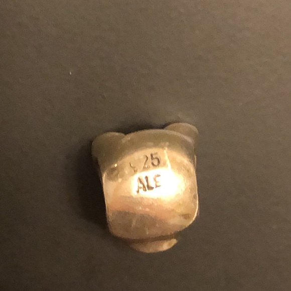 Pandora Retired Pig Head Boar Piggie Piglet hog Charm Sterling Silver ALE 925 - Picture 3 of 5